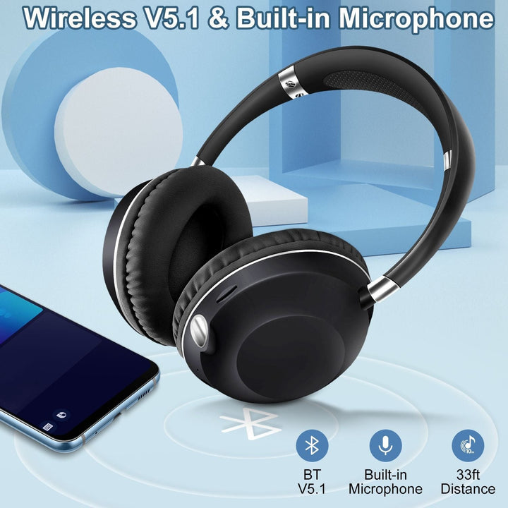Wireless Bluetooth Headset with Flashlight and FM Radio