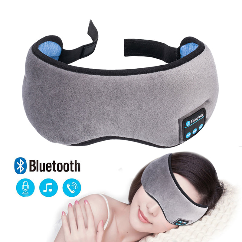 Wireless Bluetooth Sleep Mask Headphones for Side Sleepers