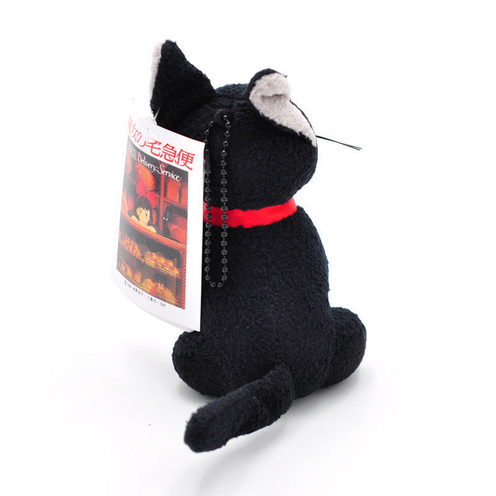 Black Cat Plush Pendant Bag Charm for Playful Style