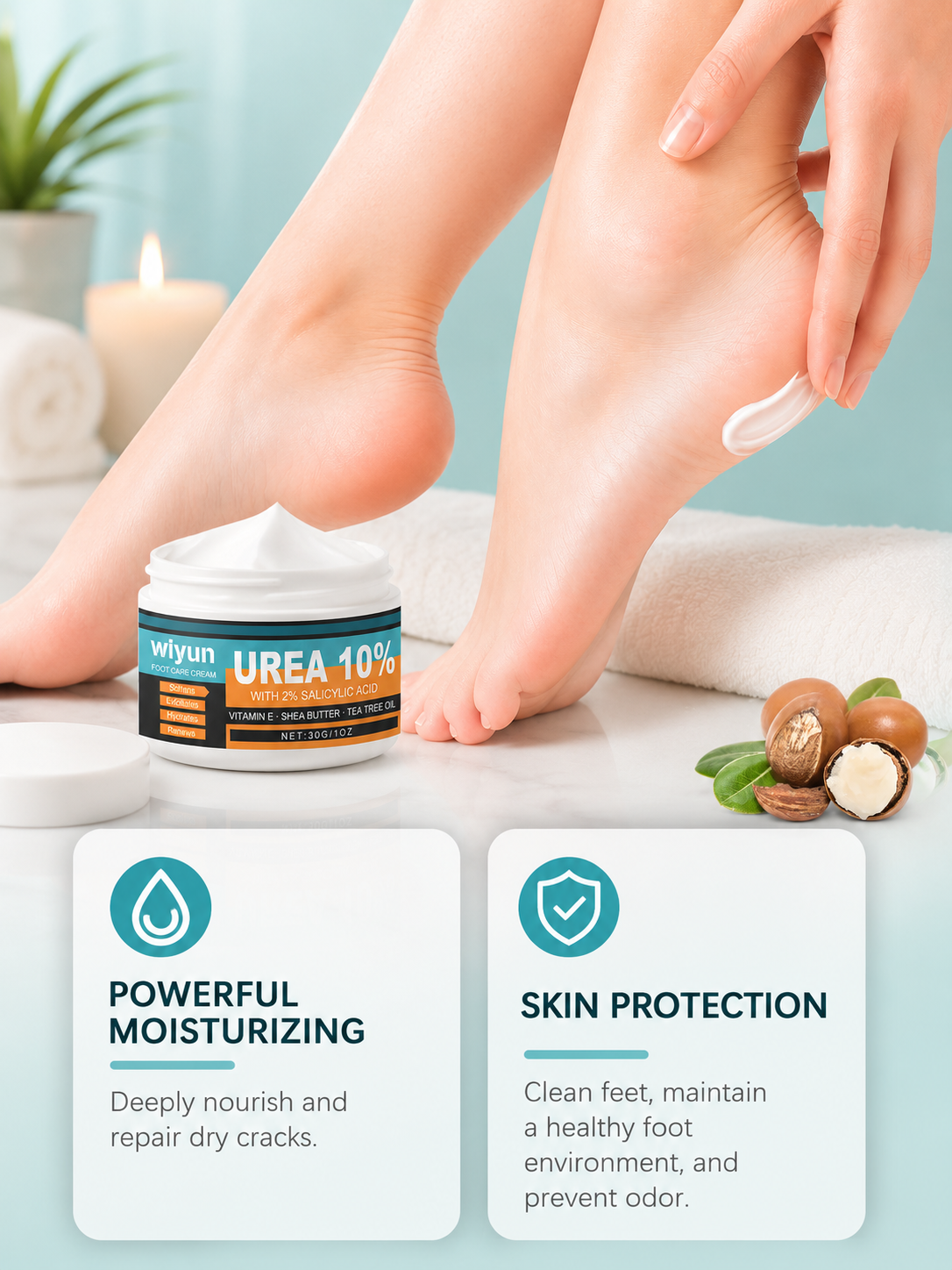 Wiyun 10% Urea Foot Cream — Callus & Cracked Heel Repair