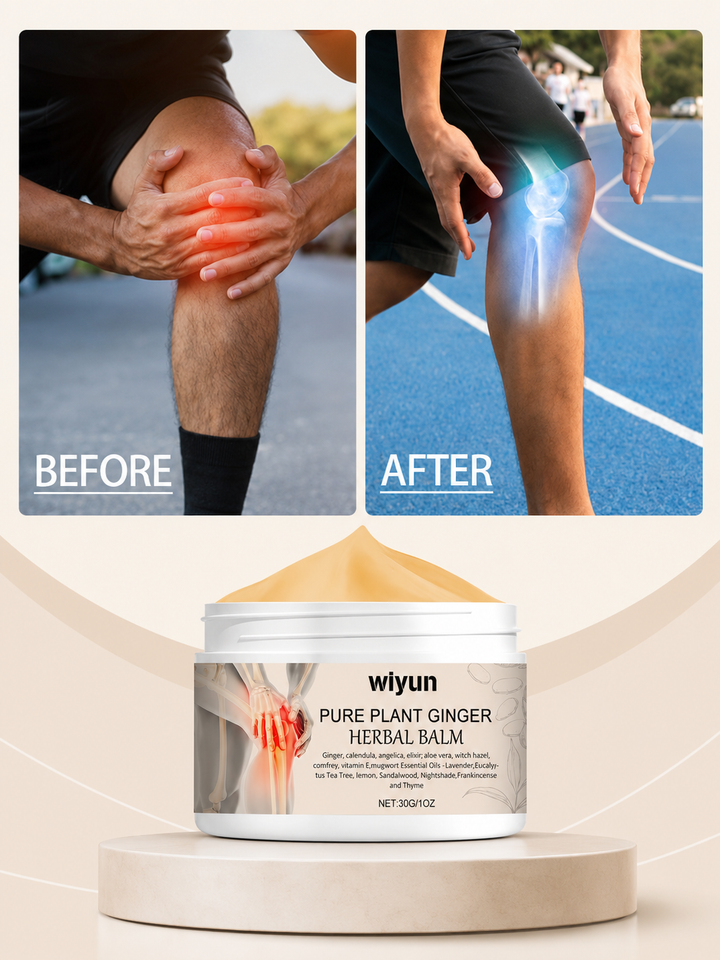Ginger Herbal Joint Balm — Natural Pain & Swelling Relief