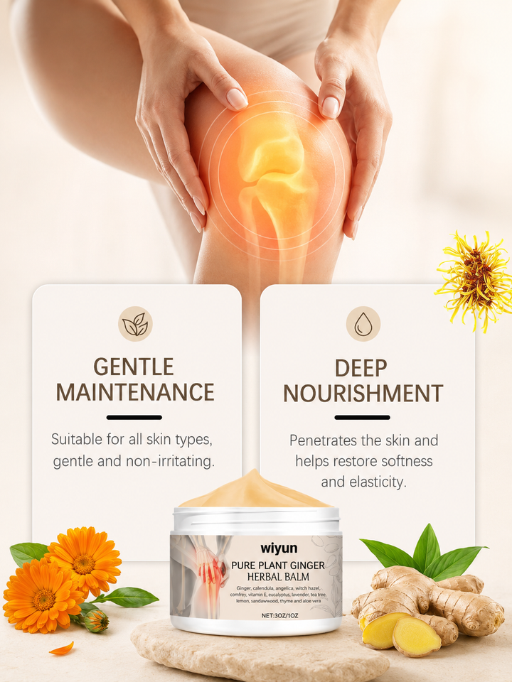 Ginger Herbal Joint Balm — Natural Pain & Swelling Relief