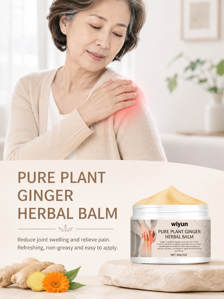 Ginger Herbal Joint Balm — Natural Pain & Swelling Relief