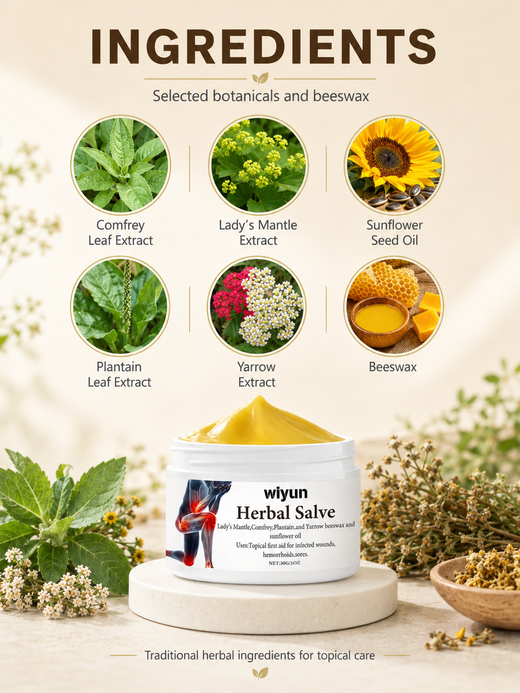 Herbal Massage Cream — Soothe & Nourish with 5 Calming Herbs
