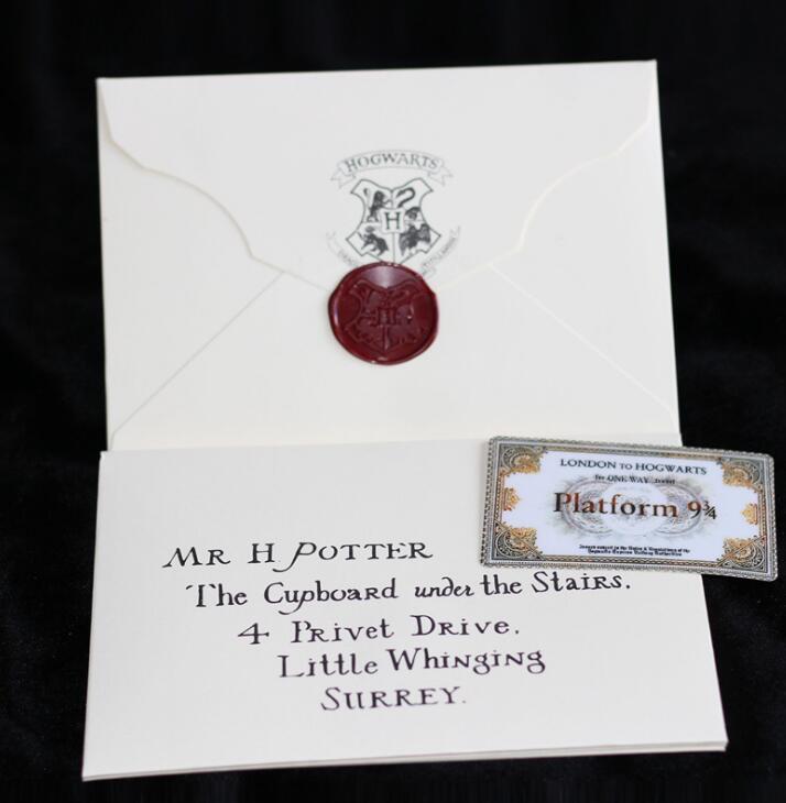 Hogwarts Acceptance Letter Gift Set With Platform Ticket