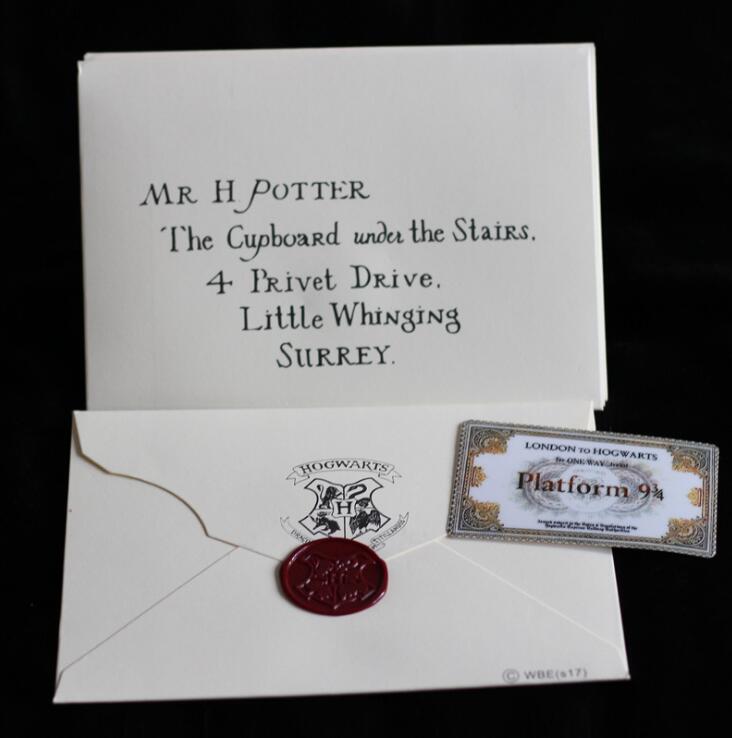 Hogwarts Acceptance Letter Gift Set With Platform Ticket