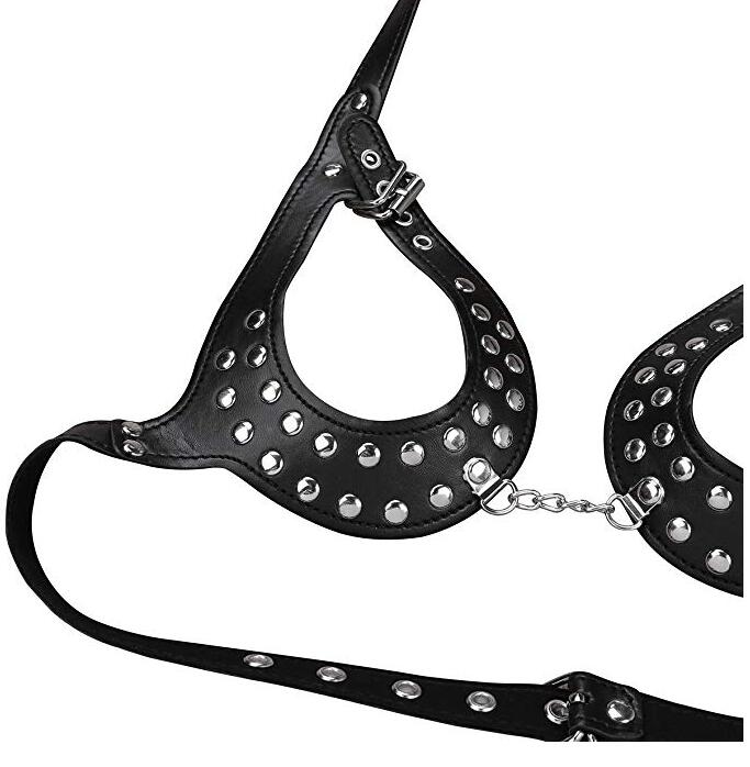 Open Cup Cage Bra Harness – Adjustable Gothic Style