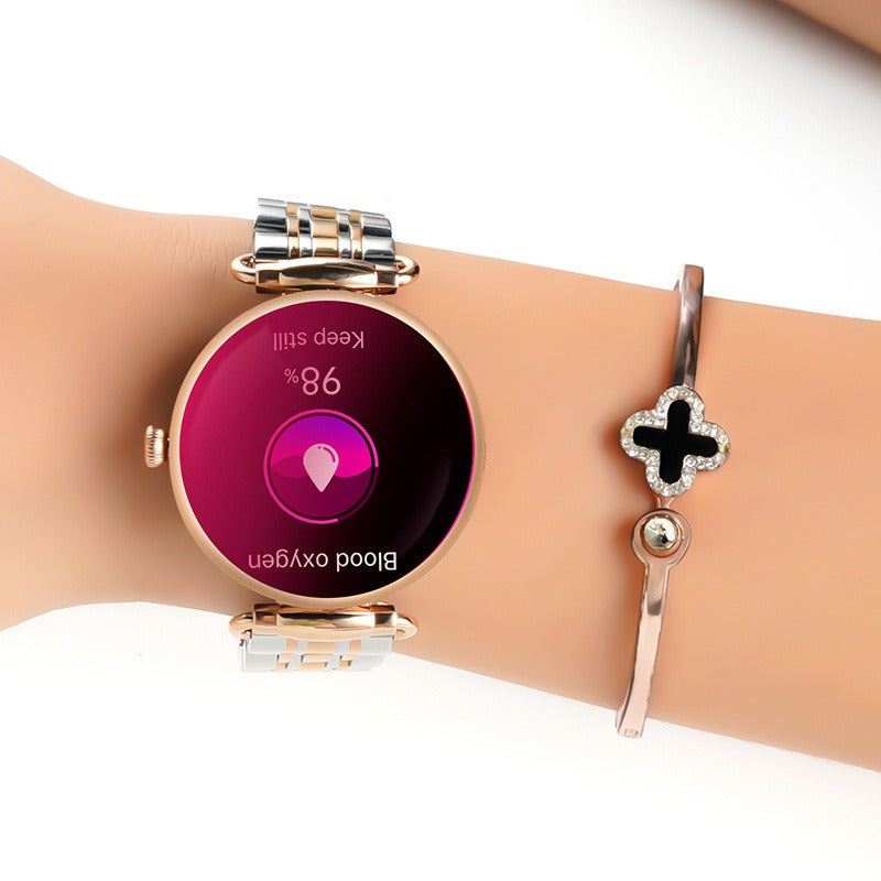 Women's Smartwatch with Heart Rate & Blood Oxygen Tracking