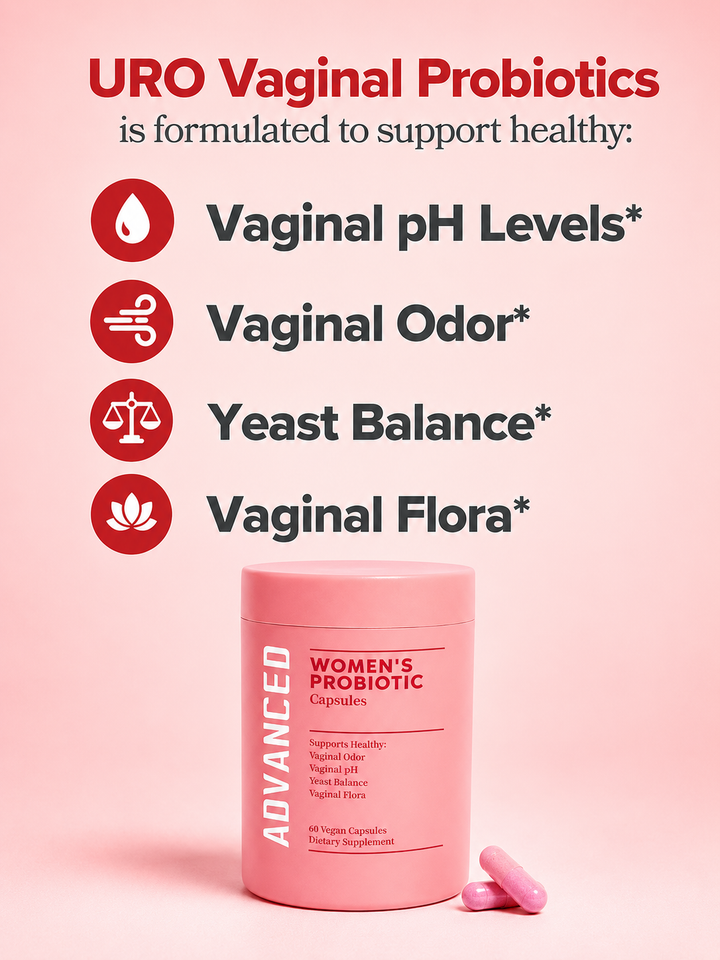 Women’s Probiotic Capsules — Supports Healthy Vaginal pH & Odor