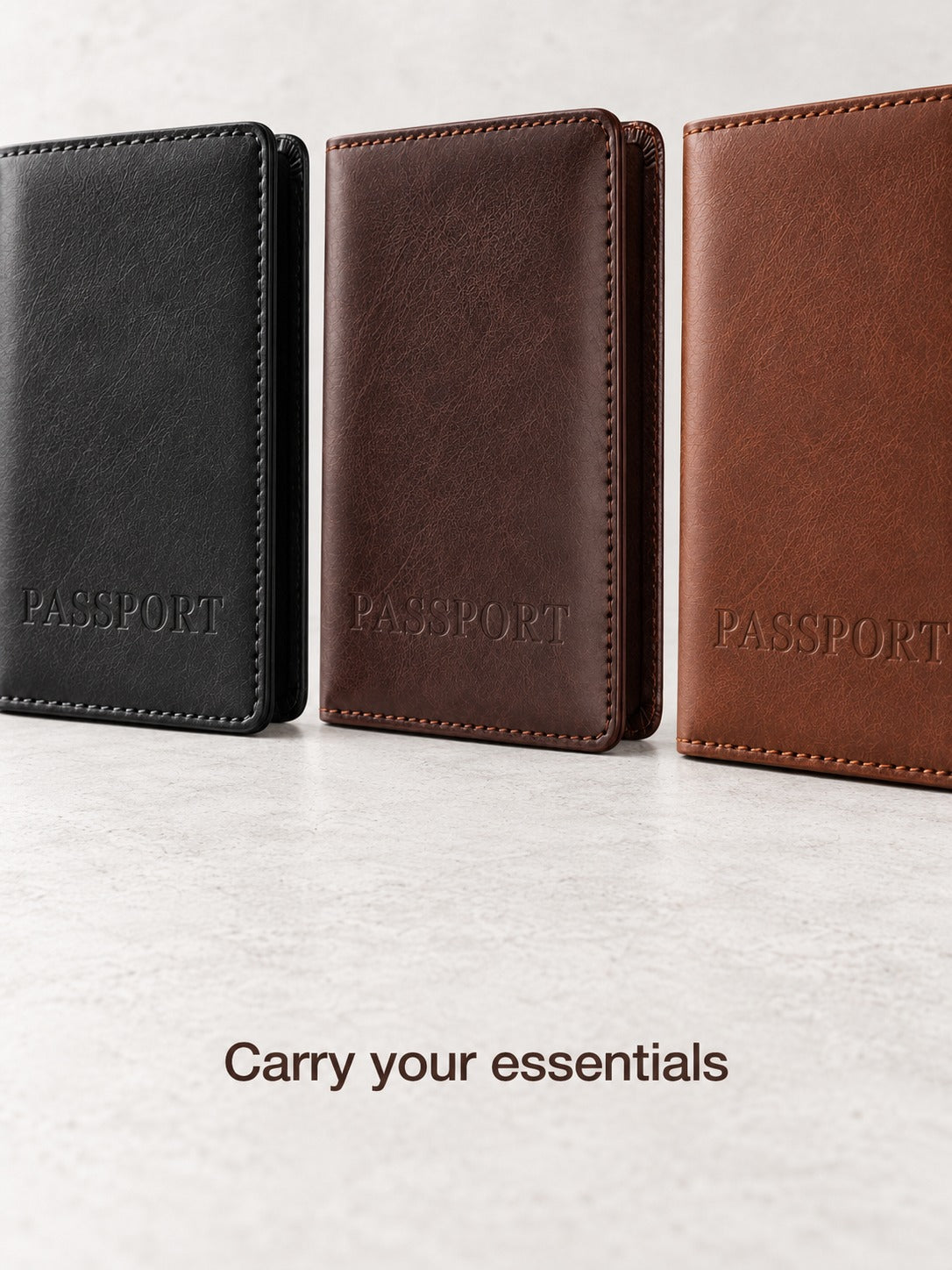 Women's RFID Passport Cover with Card and Cash Slots