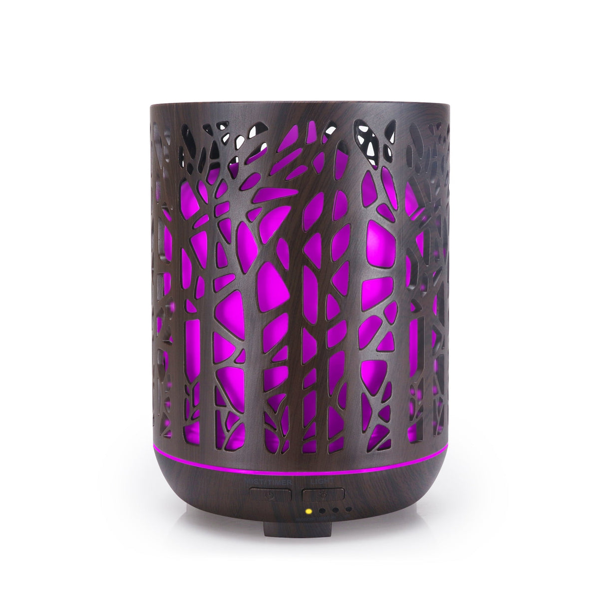 Wood Grain Aroma Diffuser with Multi-Color LED Lights