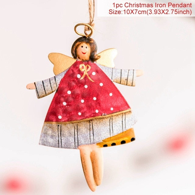 Hand-Painted Angel Christmas Ornaments | Festive Decor