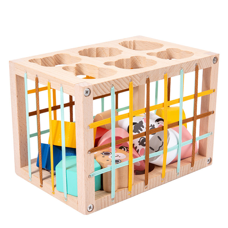 Wooden Shape Matching Toy for Early Learning Skills