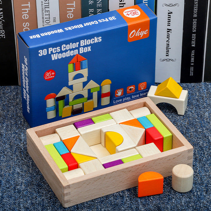 Wooden Building Blocks for Creative Early Learning Play