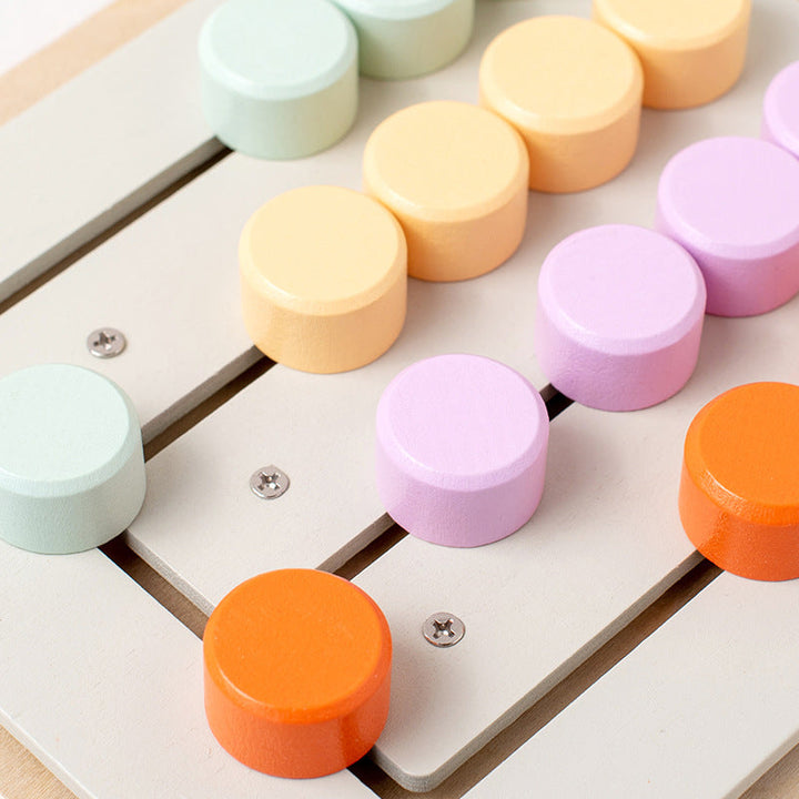 Wooden Color Matching Puzzle Toy for Fine Motor Skills
