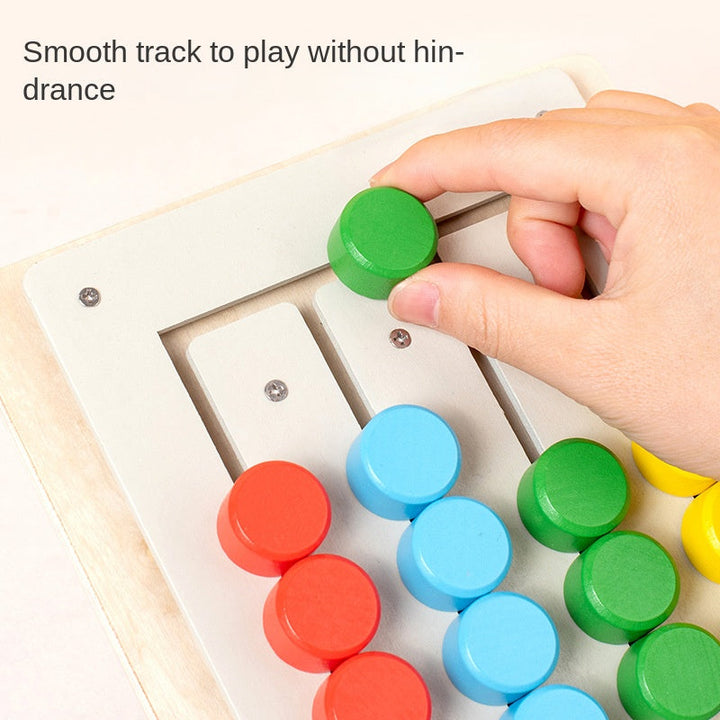 Wooden Color Matching Puzzle Toy for Fine Motor Skills