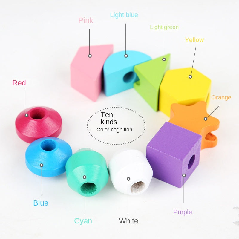 Wooden Puzzle Toy for Fine Motor Learning and Play