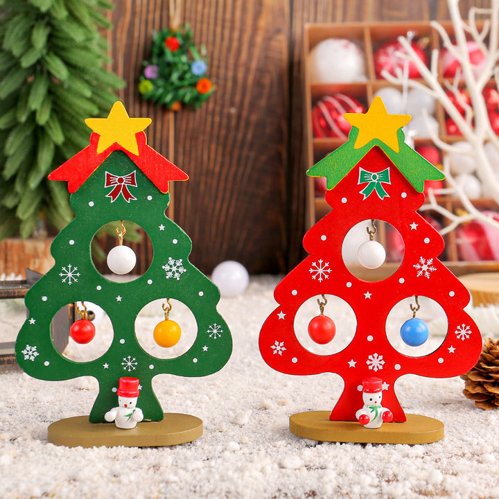 Wooden Christmas Tree Ornament for Kids DIY Holiday Fun