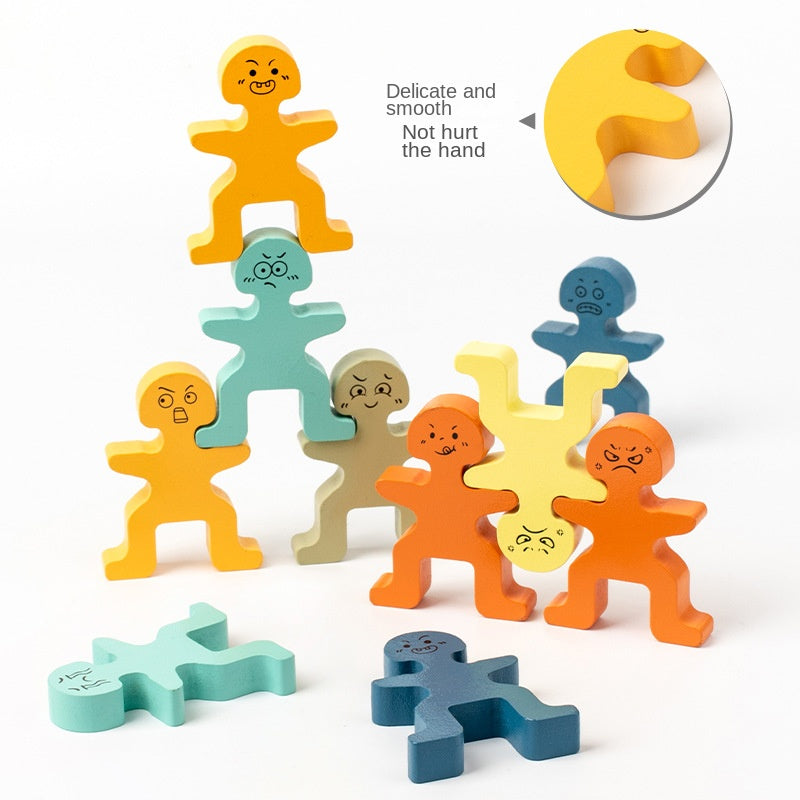 Wooden Balance Stacking Puzzle Toy for Early Learning