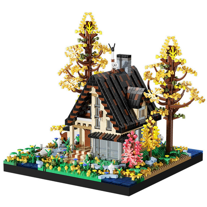 Miniature House Building Blocks for Screen-Free Fun