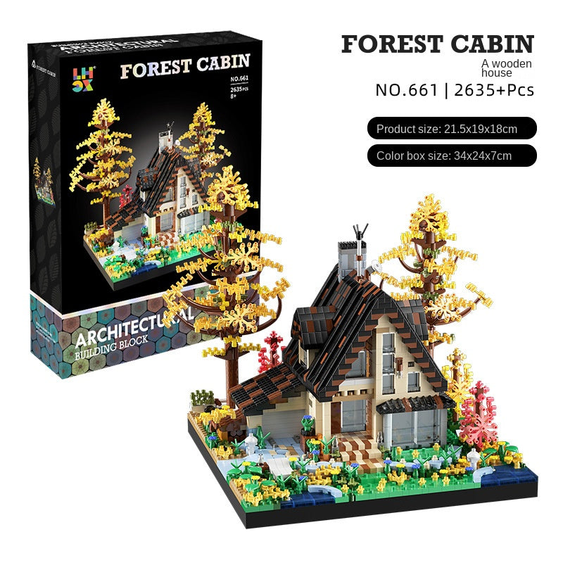 Miniature House Building Blocks for Screen-Free Fun