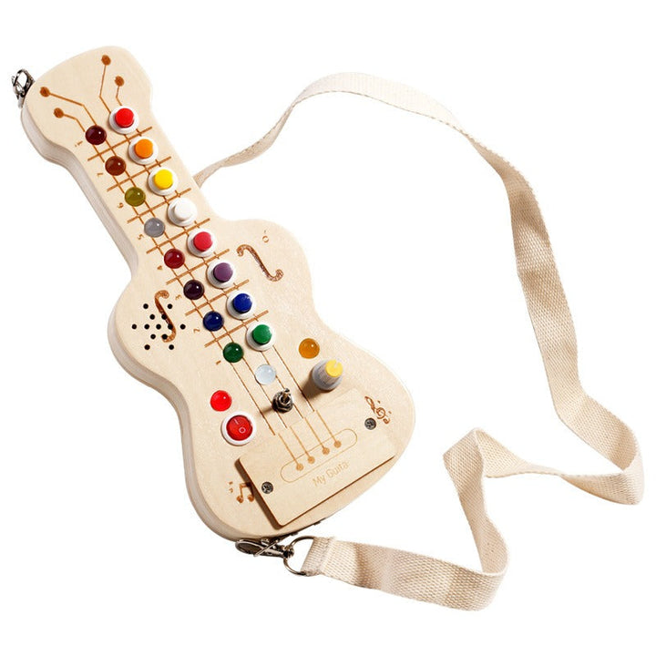 Wooden Musical Busy Board for Screen-Free Learning