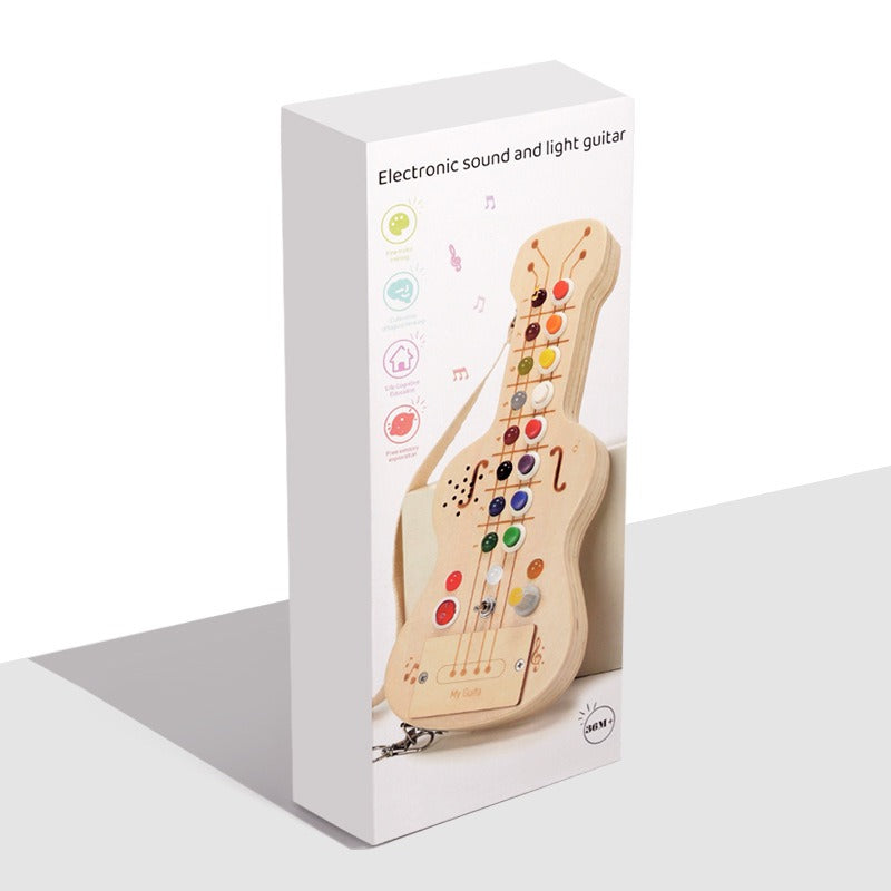 Wooden Musical Busy Board for Screen-Free Learning