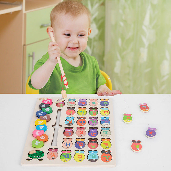 Magnetic Alphabet Fishing Puzzle for Early Learning
