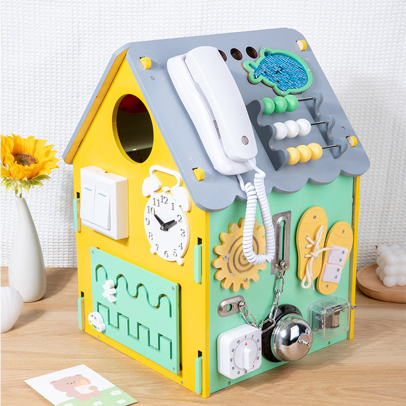 Montessori Busy House Toy for Hands-On Learning Play