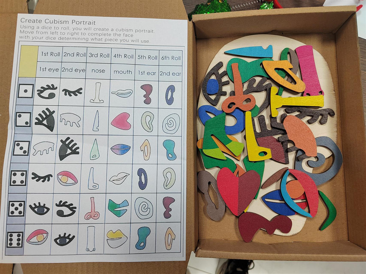 Wooden Montessori Puzzles for Creative Fine-Motor Play