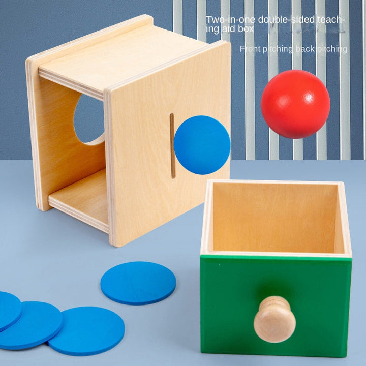 Montessori Wooden Toy Box for Hand-Eye Coordination