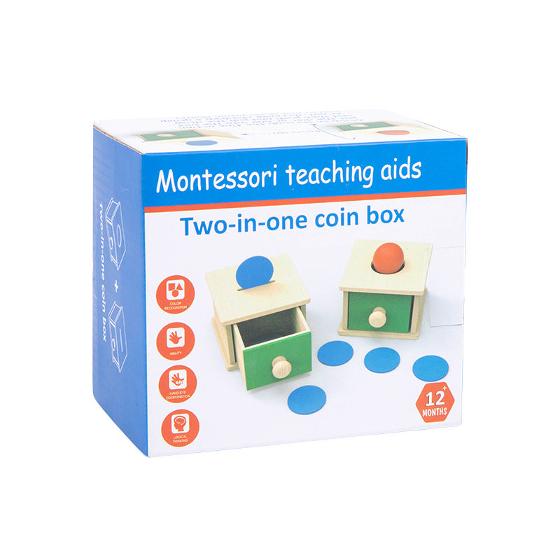 Montessori Wooden Toy Box for Hand-Eye Coordination