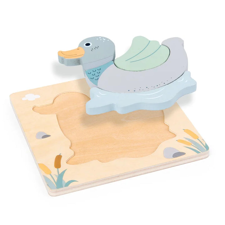 Wooden Animal Puzzle for Screen-Free Learning Play