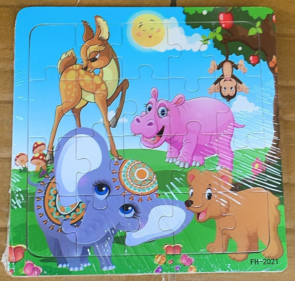 Wooden Animal Puzzles for Hands-On Early Learning