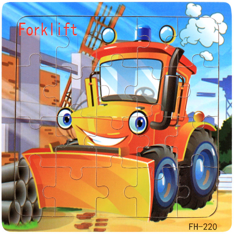 Wooden Animal Puzzles for Hands-On Early Learning
