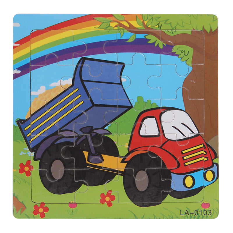 Wooden Animal Puzzles for Hands-On Early Learning