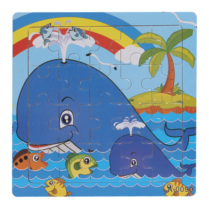 Wooden Animal Puzzles for Hands-On Early Learning
