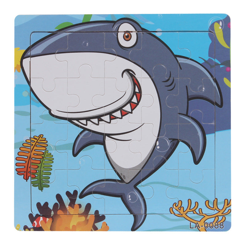 Wooden Animal Puzzles for Hands-On Early Learning