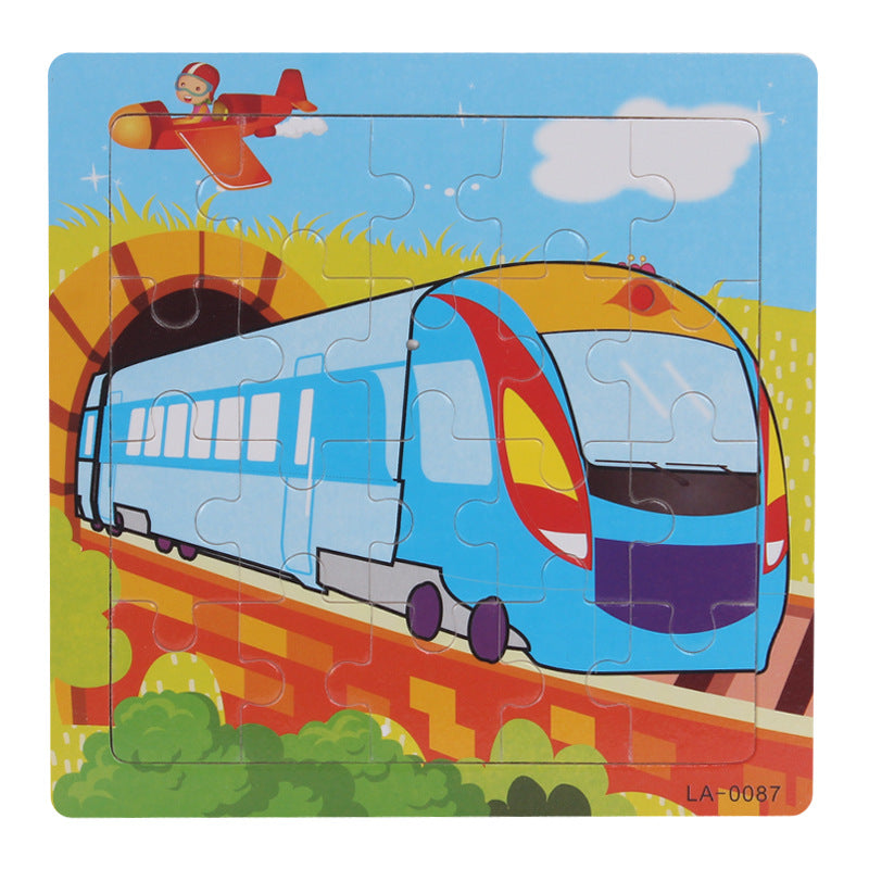 Wooden Animal Puzzles for Hands-On Early Learning