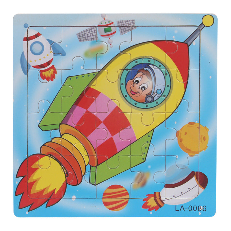 Wooden Animal Puzzles for Hands-On Early Learning