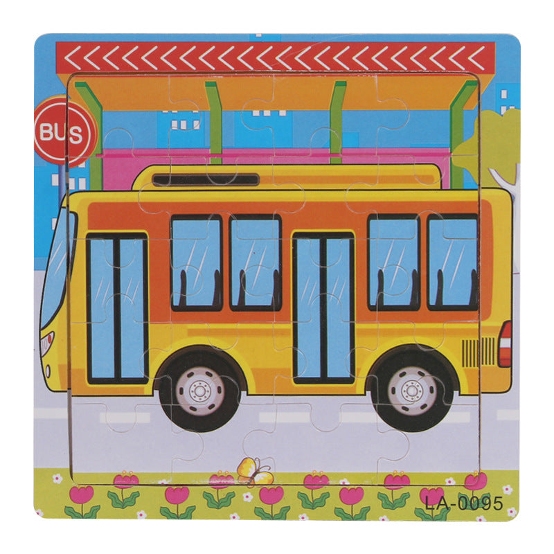 Wooden Animal Puzzles for Hands-On Early Learning
