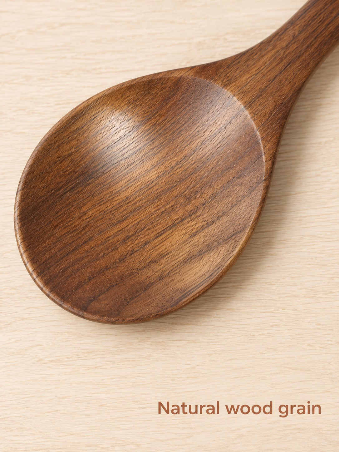Wooden Rice Spoon for Non-Stick Pots and Fluffy Rice