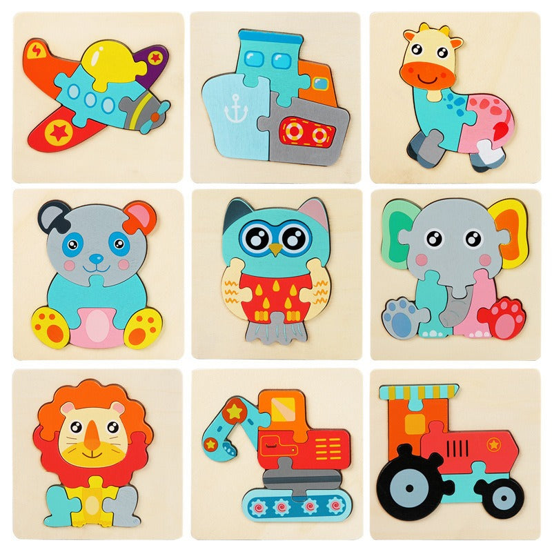 Wooden Toddler Puzzles for Hands-On Early Learning