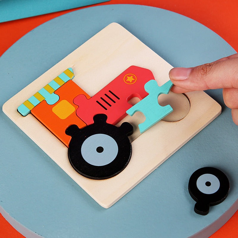 Wooden Toddler Puzzles for Hands-On Early Learning