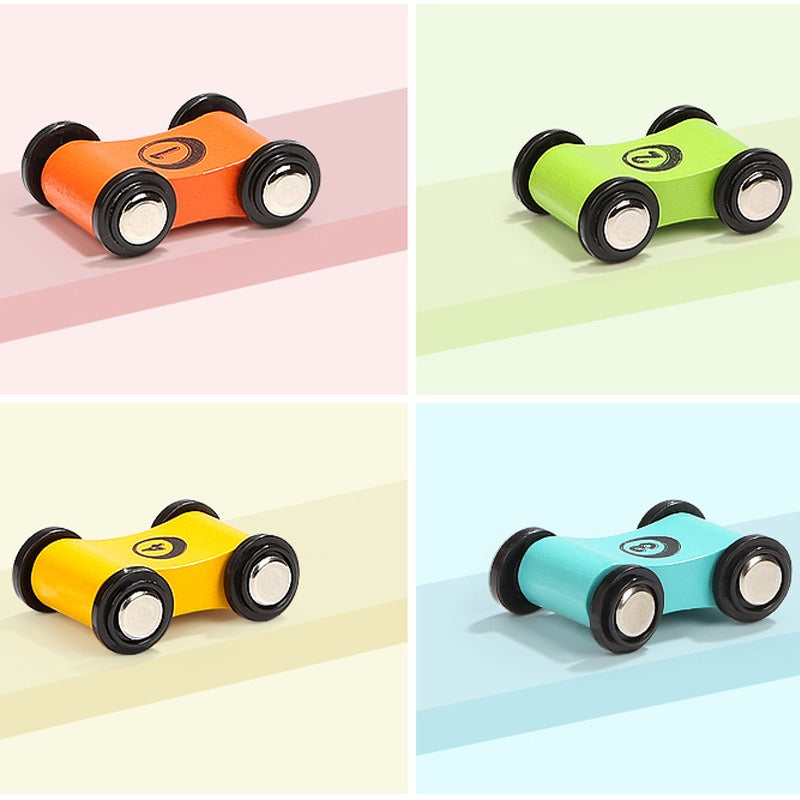 Wooden Mini Car Toy for Screen-Free Early Learning