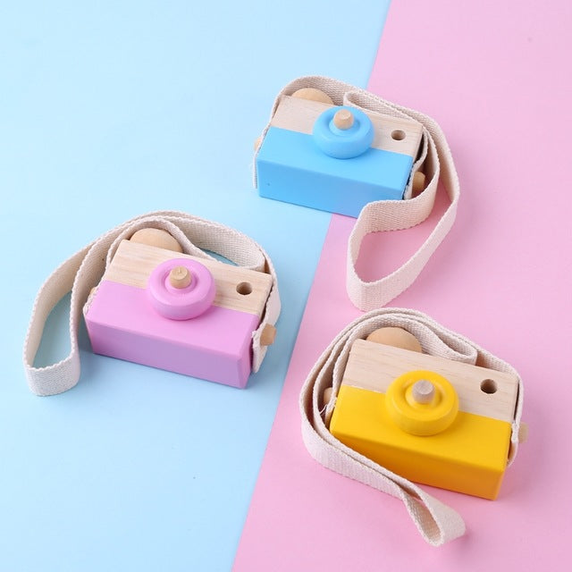 Wooden Toy Camera for Screen-Free Imaginative Play