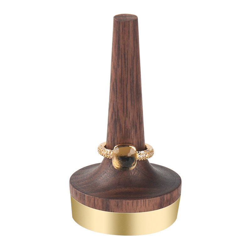 Wooden Ring Display Stand for Elegant Organization