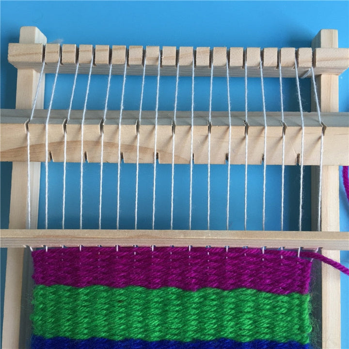Wooden Weaving Loom Kit for Screen-Free Creativity