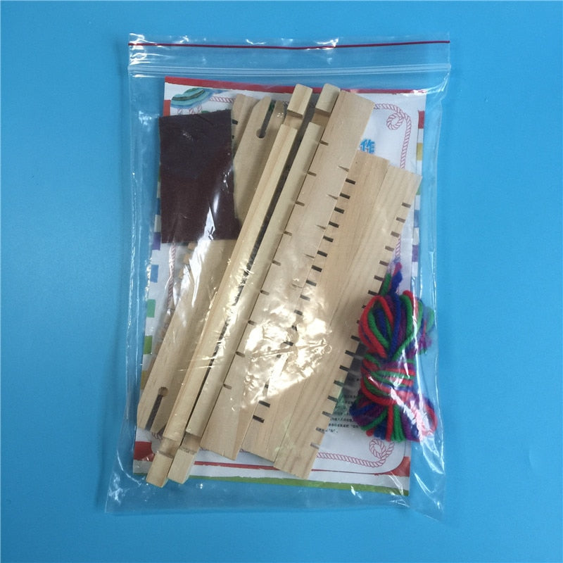 Wooden Weaving Loom Kit for Screen-Free Creativity