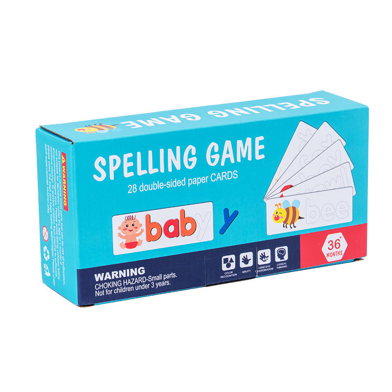 Wooden Spelling Game for Hands-On Early Word Practice
